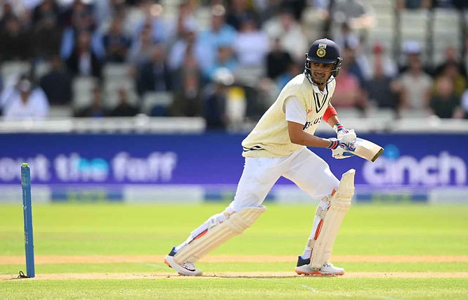 England vs India, Edgbaston Test 2022_ Shubman Gill failed as an opener (17, 4) against England in 5th Test. Walking Wicket (Photo: ©X/Twitter)