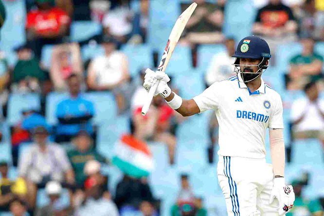 South Africa vs India, Centurion Test, Day 1: KL Rahul remains not out on 70 runs on Day 1 | Walking Wicket (Photo_ ©ICC_Twitter)