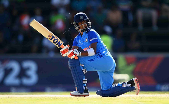 ICC Women's Under-19 T20 World Cup 2023_ Shweta Sherawat gets player of the match for her 92 off 57 in first game _ Walking wicket (Images_ ©BCCI_Twitter)