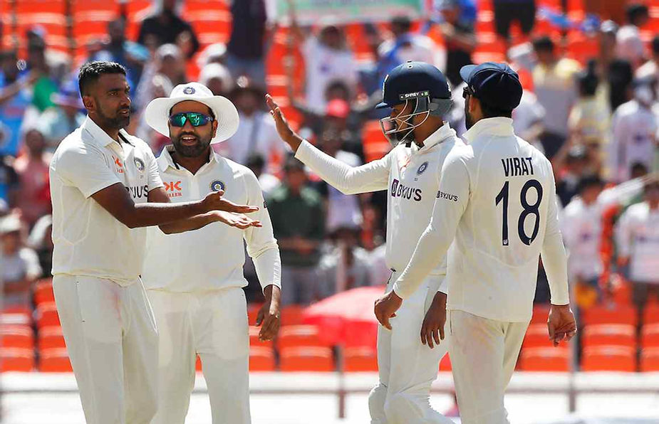 Border Gavaskar Trophy 2022-23, India vs Australia, 4th Test, Day 2_ Ravichandran Ashwin takes 26th 5-wicket haul in India in Tests, most by any India bowler _ Walking Wicket (Images_ ©BCCI_Twitter)