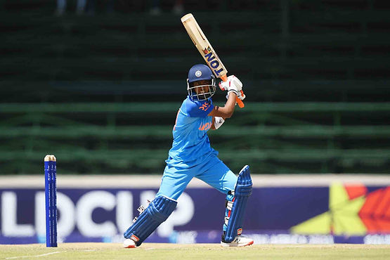 Shweta Sherawat scored 297 runs from 7 games at an average of 99.00 | Walking Wicket (Images: ©BCCI/Twitter)
