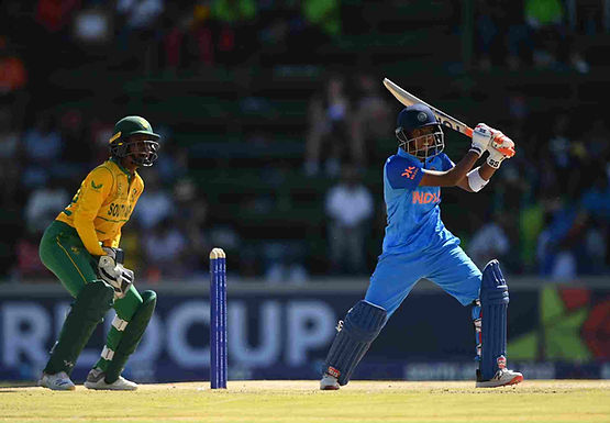 ICC Women's Under-19 T20 World Cup 2023_ Shweta Sherawat (92 off 57) took India home against South Africa _ Walking wicket (Images_ ©BCCI_Twitter)