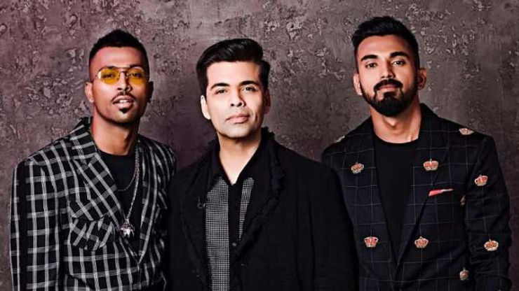 hardik and rahul karan johar show controversy. rahul and hardik controversy