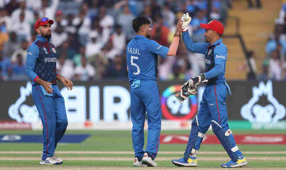 CWC 2023, Afghanistan vs Sri Lanka_ Fazalhaq Farooqi gets player of the match for his 4-34 against Sri Lanka _ Walking Wicket (Images_ ©ACBofficials_Twitter