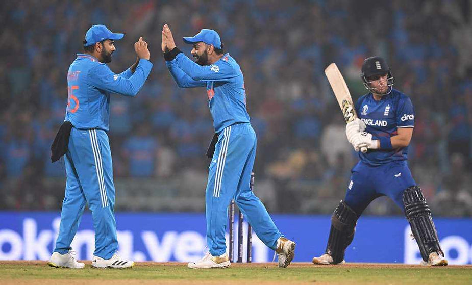 CWC 2023, India vs England: India beat England by 100 runs and move to top | Walking Wicket (Photo: ©BCCI/Twitter)
