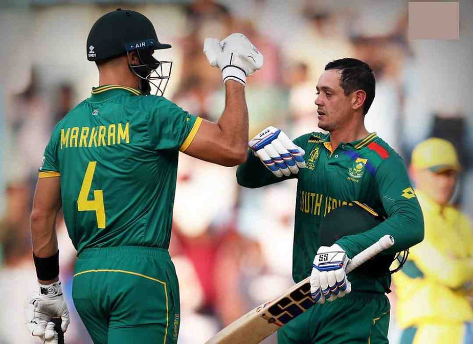 CWC 2023, Australia vs South Africa: Quinton de Kock smashes back to back hundred in World Cup 2023 | Walking Wicket (Photo_ ©proteasmencsa_Twitter)