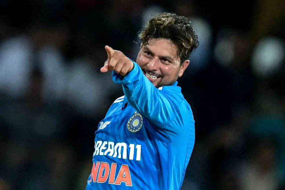 Asia Cup 2023, Sri Lanka vs India_Kuldeep Yadav took 4-43 against Sri Lanka; IND beat SL _ Walking wicket (Images_ ©ICC_Twitter)
