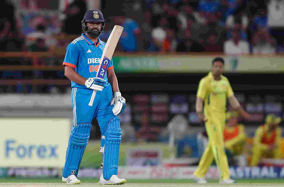 IND vs AUS 2023, 3rd ODI_ Rohit Sharma's fifty (81 runs) goes in vain as AUS beat India_ Walking wicket (Images_ ©BCCI_Twitter)