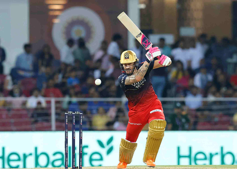 IPL 2023, LSG vs RCB, Top Performances_ Faf du Plessis gets player of the match for his 44 runs against LSG; RCB beat LSG _ Walking wicket (Images_ ©IPL_Twitter)
