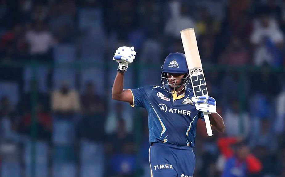 IPL 2023, DC vs GT, Top Performances_ Sai Sudharsan scored 62 off 48 against Delhi Capitals _ Walking wicket (Images_ ©IPL_Twitter)
