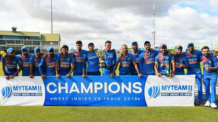 Indian Cricket Team won all the three t20 games against West Indies. Krunal Pandya Player of the series