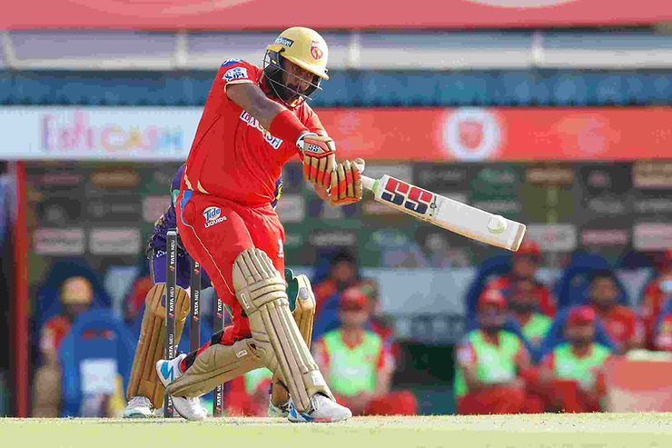 IPL 2023, Punjab Kings (PBKS) vs Kolkata Knight Riders (KKR), Top Performances_ Bhanuka Rajapaksa scored 32-ball 50 runs for Punjab Kings _Walking Wicket (Images_ ©IPL_Twitter)