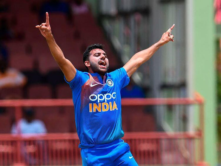 Deepak Chahar bowled his career best economical figures in T20. India vs West Indies 3rd T20