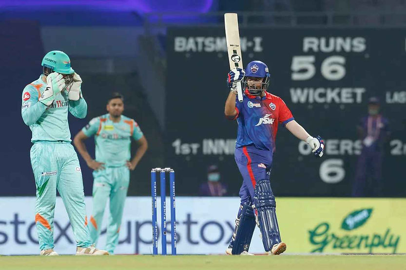 IPL 2022, LSG vs DC, Top Performances_ Prithvi Shaw scores half century (61 runs) for Delhi Capitals _ Walking Wicket (Images ©BCCI_IPL)