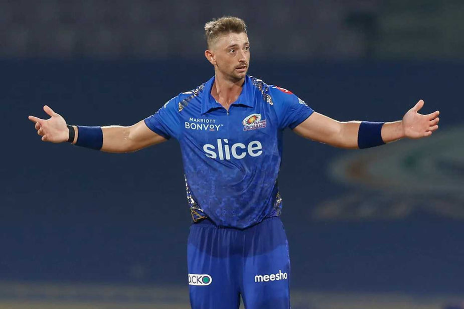 IPL 2022, CSK vs MI, Top Performances_ Daniel Sams took 4-30 against Chennai Super Kings, MI lost to CSK _ Walking Wicket (Images ©BCCI_IPL)