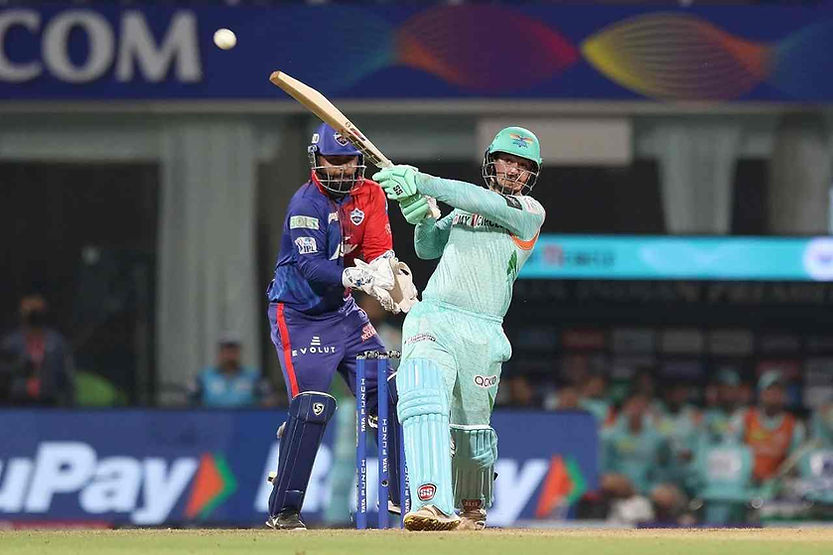 IPL 2022, LSG vs DC, Top Performances: Quinton de Kock's fifty (80 runs) helps LSG move to 2nd place in points table | Walking Wicket (Images ©BCCI/IPL)