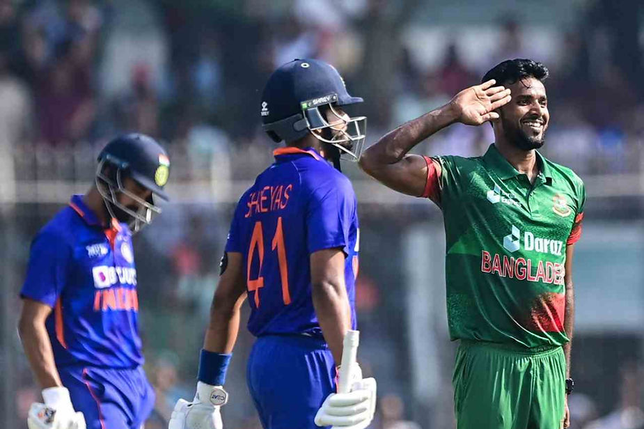 Bangladesh vs India, First ODI, Top Performances_ Ebadot Hossain took 4-47 against India at Mirpur _ Walking Wicket (Source_ ©AFP_Getty Images)