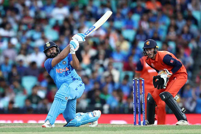 ICC Men's T20 World Cup 2022: Rohit Sharma scored 116 runs from 6 games in T20 World Cup 2022 _ Walking Wicket (Photo_ ©ICC via Getty Images)