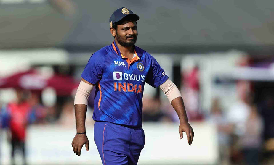 Sanju Samson has scored 179 runs for India in T20Is at an average of 44.75 in 2022 | Walking Wicket (Source_ ©Getty Images)