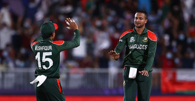 ICC T20 World Cup 2021 – Round 1 - Shakib’s all-round hand (46, 4/9) takes Bangladesh to Super 12
