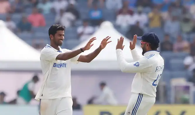 IND vs NZ, 2nd Test, Day , Highlights: New Zealand bowl out for 259 as Washington Sundar takes 7-59 | Walking Wicket (Photo_ ©BCCI_X)