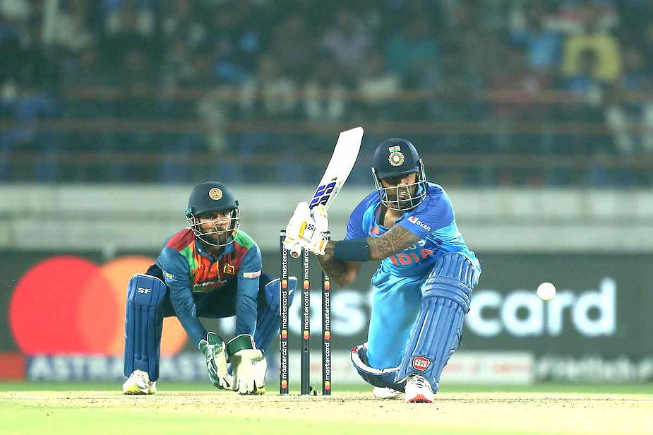 India vs Sri Lanka, 3rd T20I, 2022-23: Suryakumar Yadav's 112 off 51 helps India beat Sri Lanka in Rajkot T20I | Walking Wicket (Source_ ©BCCI_Twitter)