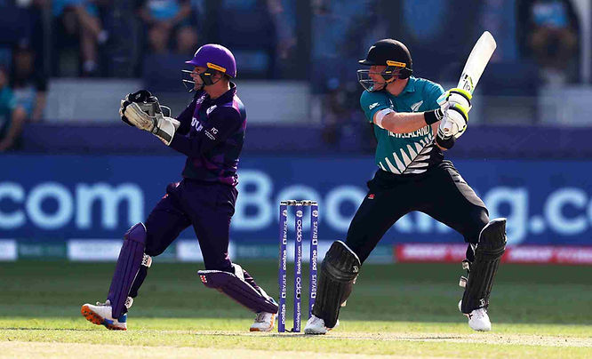 ICC Men's T20 WC 2021 - NZ vs SCO - Guptill's 93 helps New Zealand defeat Scotland by 16 runs; New Zealand still at 3 (@BLACKCAPS/Twitter)
