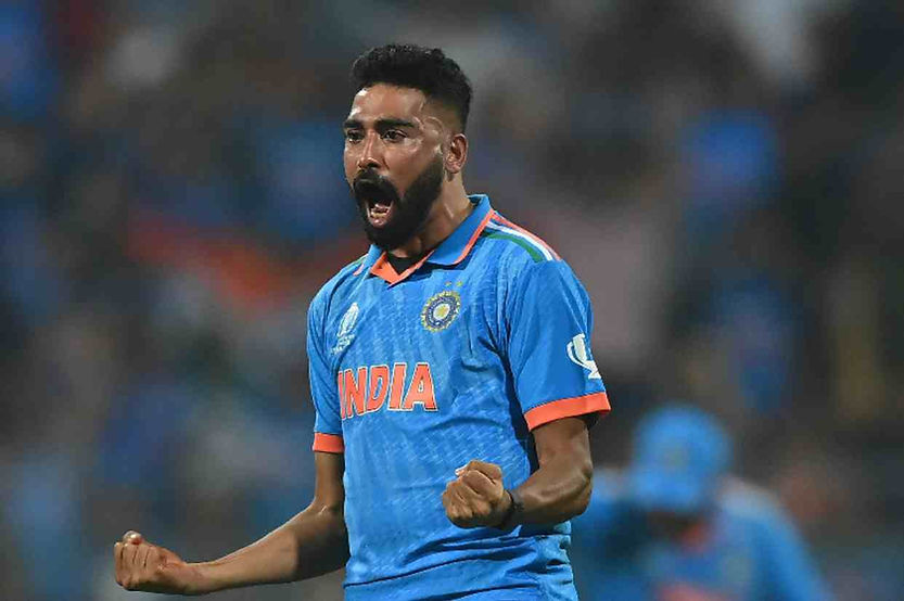 CWC 2023, India vs Sri Lanka_ Mohammed Siraj took 3-16 against Sri Lanka _ Walking Wicket (Photo_ ©BCCI_Twitter)