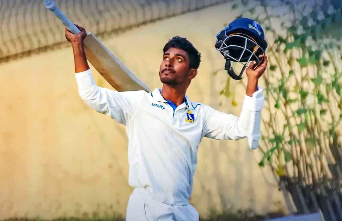 Sudip Gharami’s historic 299 in the Ranji Trophy quarterfinal signals the arrival of India’s next dependable number three in Test cricket.