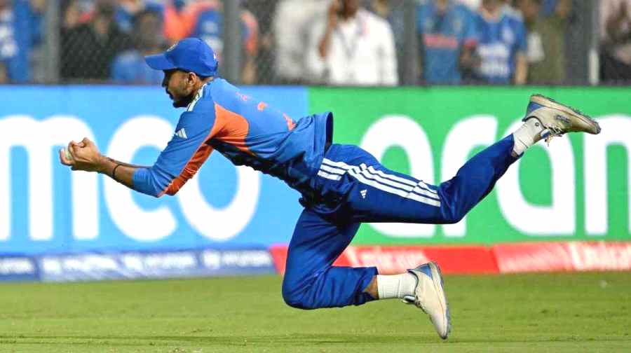 T20 World Cup 2026, IND vs ENG: Axar Patel's stunning catches steal show, placing his match performance a notch above the rest.