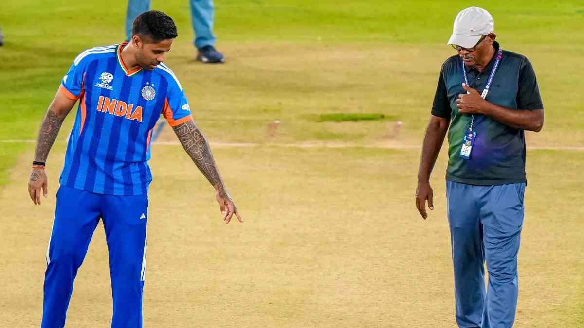 T20 World Cup 2026 Final, IND vs NZ: Pitch report covering soil type, weather forecast, dew factor, boundary dimensions, and toss impact.